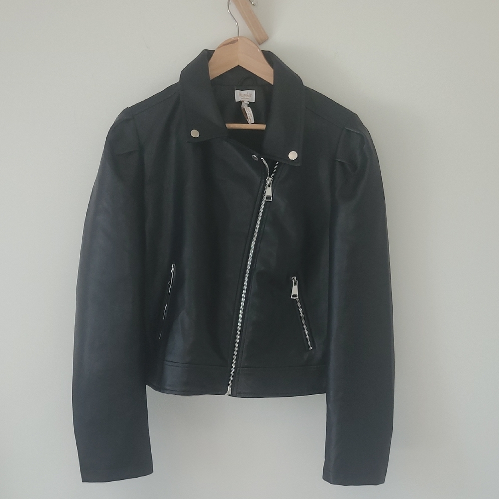 BNWOT Moto Jacket Faux Leather